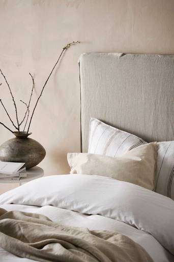 PALMA sänggavel 90 cm Linnebeige