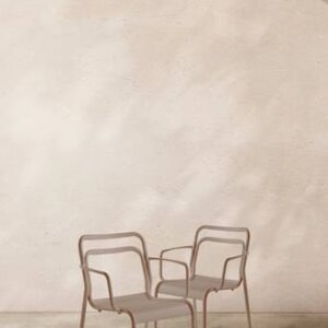 PANTHEON karmstol 2-pack Beige