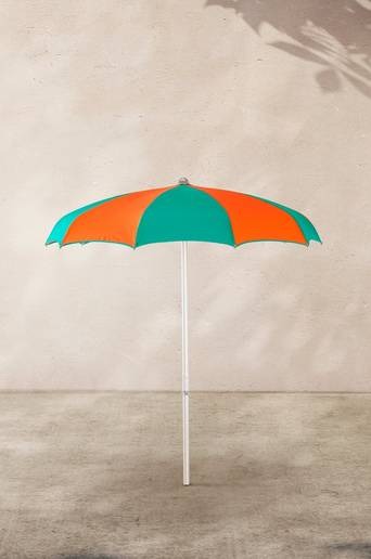 PAOLA solparasoll Grön/orange