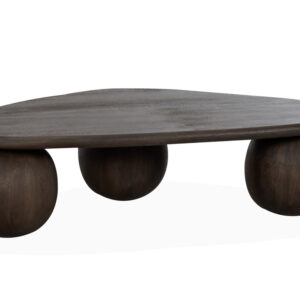 PARISA Soffbord Ball Mörkbrun