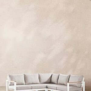 PAROS loungesoffa – 3 delar Vit