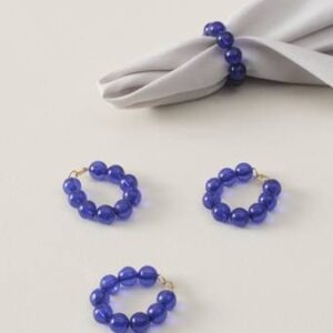 PELLA servettring 4-pack Blå