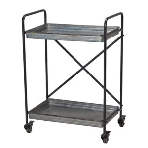 PENNY Rullvagn Grå Zink