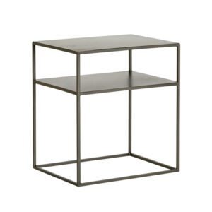 PER Sidobord Metall Grå
