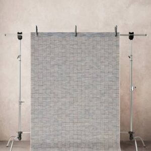 PESARO utomhusmatta Ljusbeige/blå