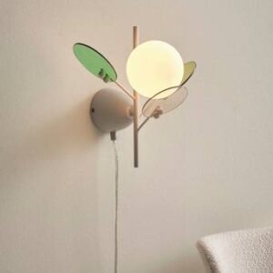 PETAL vägglampa Grå