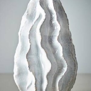 PEYTON vas – höjd 37,5 cm Ljusblå