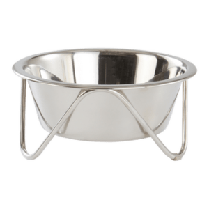 PIXI hundmatskål ø 21 cm Silver