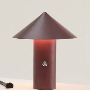 POMPEII bordslampa LED Vinröd