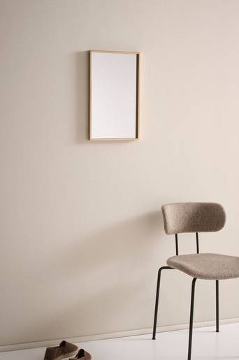 POW spegel – 50 cm Guld