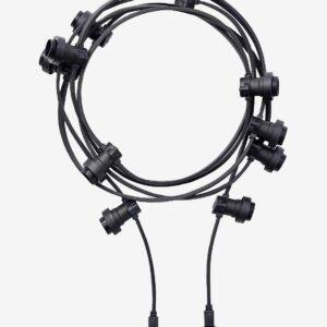 PR Home – Bright light string 4,9 m – Svart – Ljusslingor – Från Homeroom