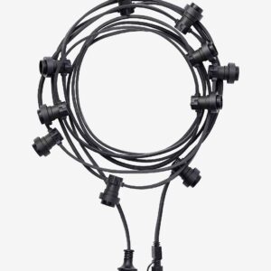PR Home – Bright light string 7,2 m – Svart – Ljusslingor – Från Homeroom