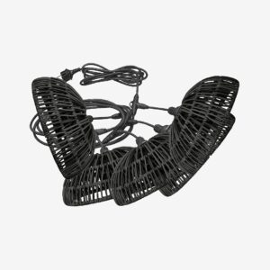 PR Home – Flex Out Ljusslinga Outdoor, 20 cm – Svart – Ljusslingor – Från Homeroom