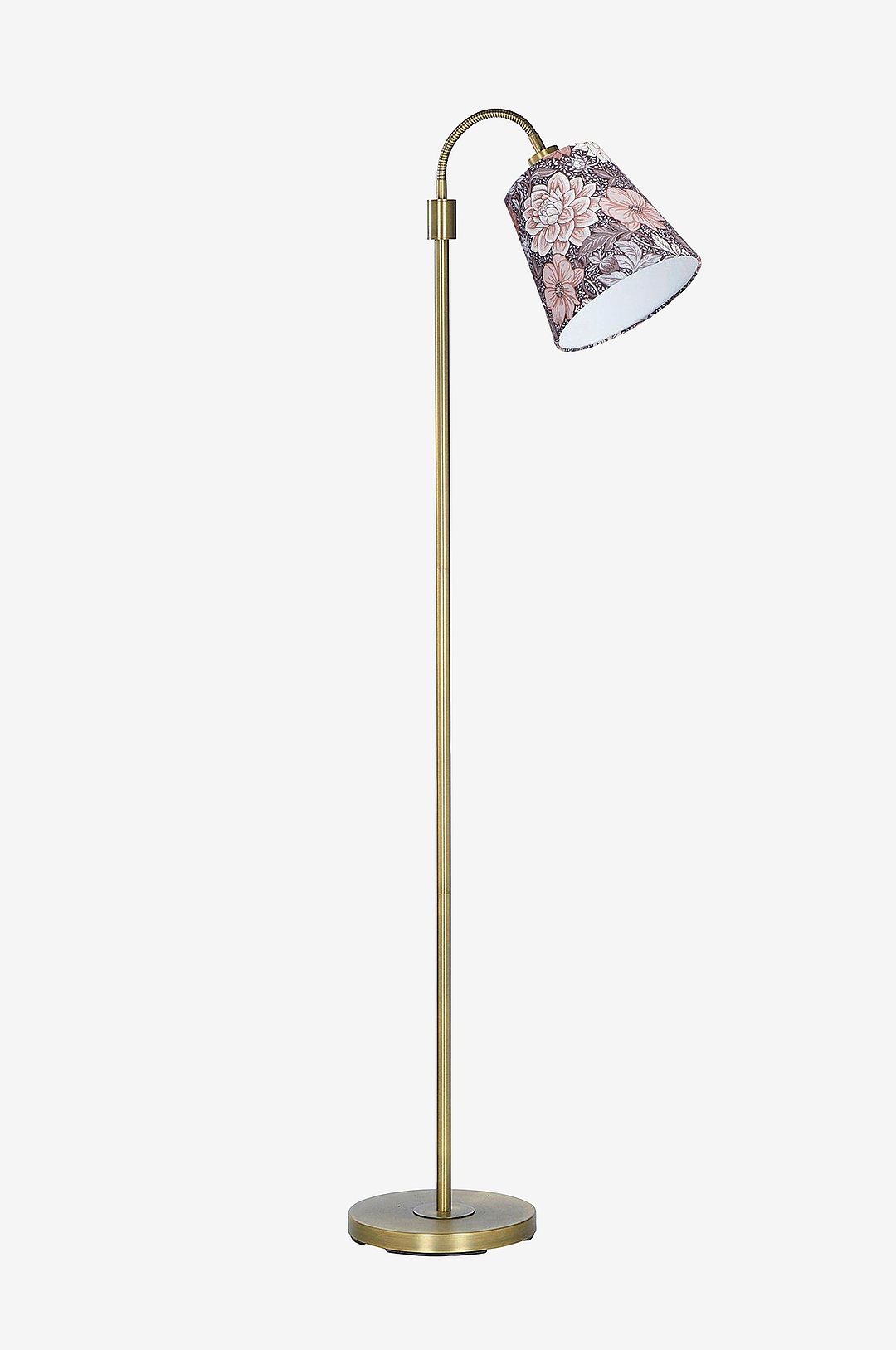 PR Home – Golvlampa Amy Flex 1 mässing – Brun – Golvlampor – Från Homeroom