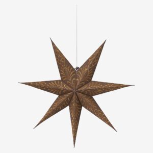 PR Home – Julstjärna Celeste 60 cm – Brun – Adventsstjärnor – Från Homeroom