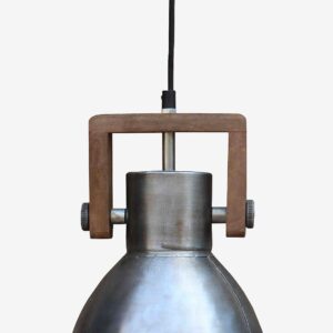 PR Home – Taklampa Ashby Single 19cm – Silver – Takpendlar – Från Homeroom