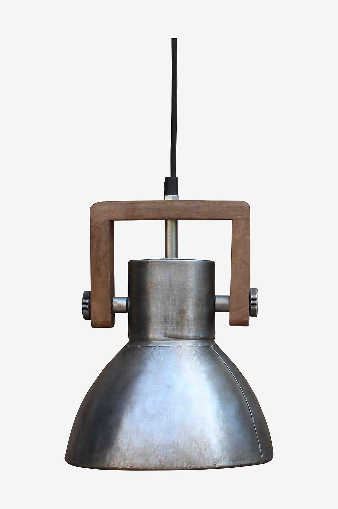 PR Home – Taklampa Ashby Single 19cm – Silver – Takpendlar – Från Homeroom