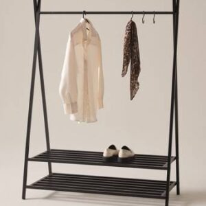 PRESTON klädhängare Svart