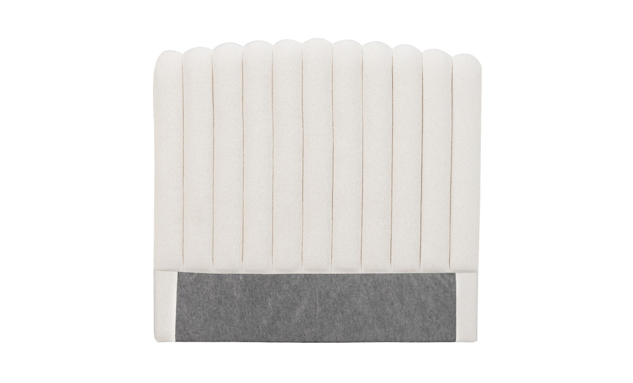 PRIMO 140 Sänggavel Bouclé Offwhite