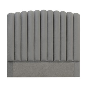 PRIMO 140 Sänggavel Sammet Mörkgrå