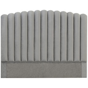 PRIMO 160 Sänggavel Sammet Ljusgrå