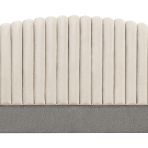 PRIMO 180 Sänggavel Sammet Beige