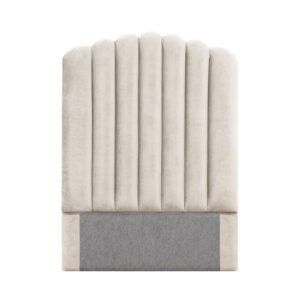 PRIMO 90 Sänggavel Sammet Beige