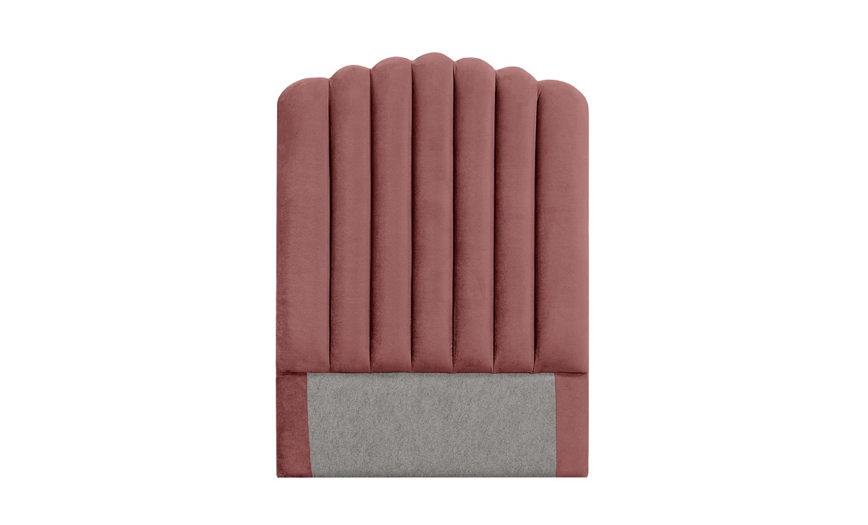 PRIMO 90 Sänggavel Sammet Rosa