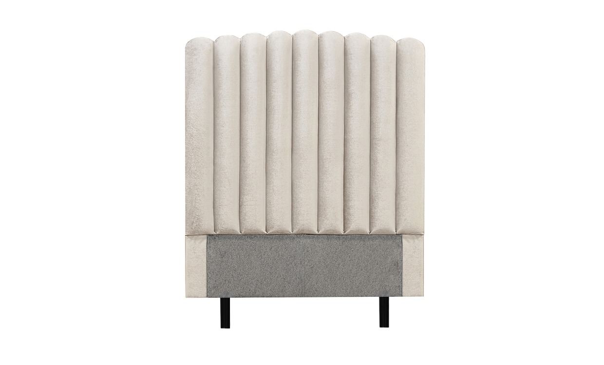 PRIMO HIGH 120 Sänggavel Sammet Beige