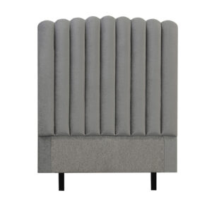 PRIMO HIGH 120 Sänggavel Sammet Mörkgrå