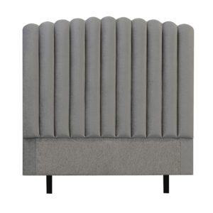 PRIMO HIGH 140 Sänggavel Sammet Mörkgrå