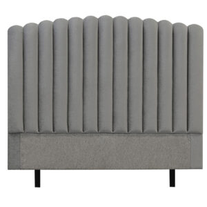 PRIMO HIGH 160 Sänggavel Sammet Mörkgrå