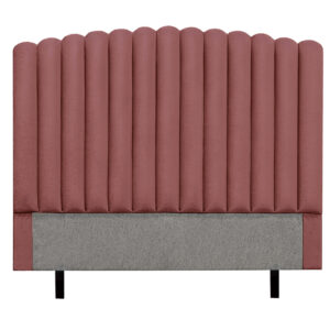 PRIMO HIGH 160 Sänggavel Sammet Rosa