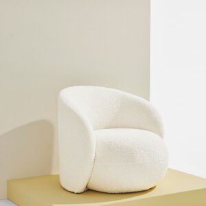 Pastill – Bloom fåtölj – Vit – Fåtöljer – Från Homeroom