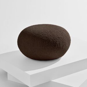 Pastill – Bloom puff ø 72 cm – Brun – Fotpallar & puffar – Från Homeroom