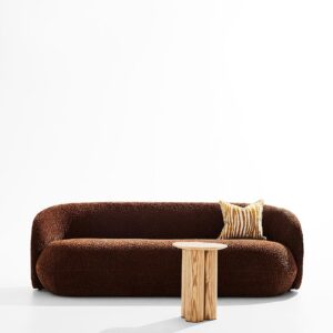 Pastill – Bloom soffa 3-sits – Brun – Soffor – Från Homeroom