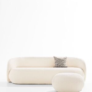 Pastill – Bloom soffa 3-sits – Vit – Soffor – Från Homeroom