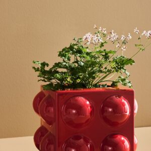 Pastill – Boo kruka – Röd – Krukor & vaser – Från Homeroom