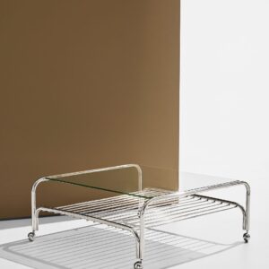 Pastill – Cleo soffbord 85×85 cm – Krom – Soffbord – Från Homeroom