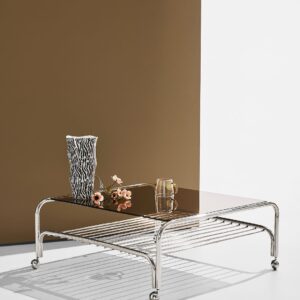 Pastill – Cleo soffbord 85×85 cm – Krom – Soffbord – Från Homeroom