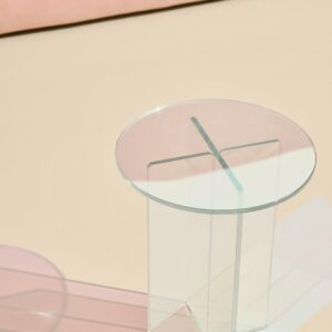 Pastill – Iris sidobord i skimmer ⌀ 35 cm – Grön – Avlastningsbord & sidobord – Från Homeroom