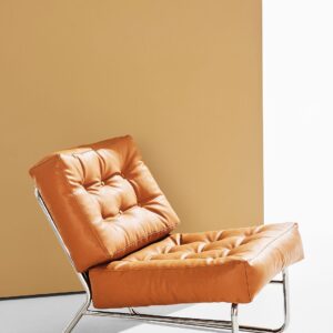 Pastill – Luca fåtölj veganskt läder – Brun – Fåtöljer – Från Homeroom