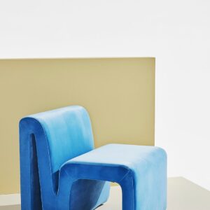 Pastill – Odette fåtölj – Blå – Fåtöljer – Från Homeroom