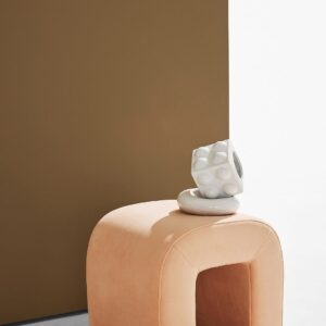 Pastill – Odette puff – Rosa – Fotpallar & puffar – Från Homeroom