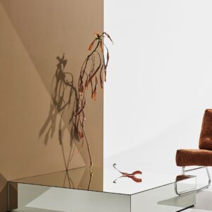 Pastill – Ponti soffbord i spegelglas 110×110 cm – Silver – Soffbord – Från Homeroom