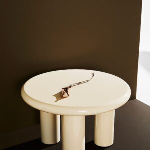 Pastill – Ted bord Ø 60 – Gul – Soffbord – Från Homeroom