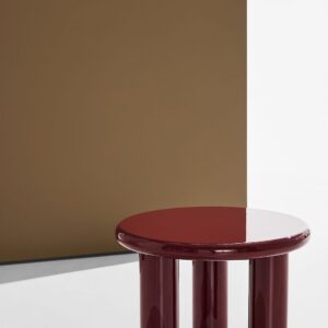 Pastill – Ted bord Ø 60 – Röd – Soffbord – Från Homeroom