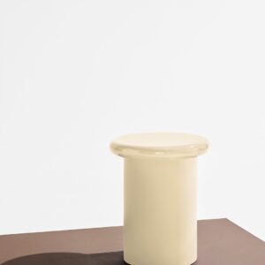 Pastill – Ted sidobord ø 38 cm – Gul – Avlastningsbord & sidobord – Från Homeroom