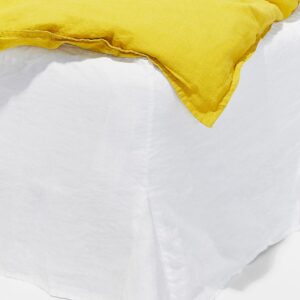 Pastill – Viola sängkappa i franskt lin höjd 60cm – Vit – Sängkappor – Från Homeroom