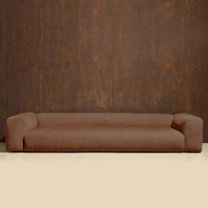 Pastill – Wenju soffa 4-sits – Brun – 4-sits soffor – Från Homeroom